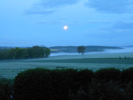 L'auberge de la tuilerie la vue la nuit