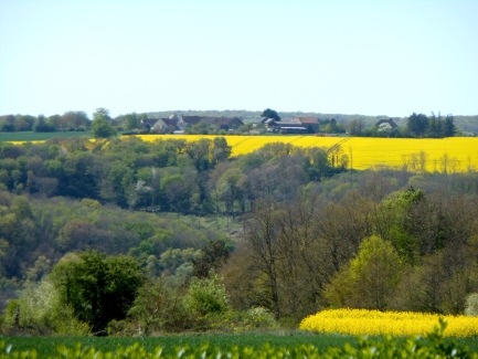 L'auberge de la tuilerie la vue le printemps